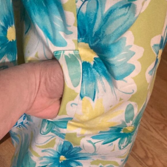 Colorful "Pierre Cardin" summer jacket - size 14P - Picture 3 of 10